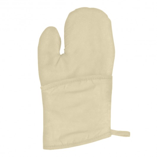 Branded Oven Mitts Natural